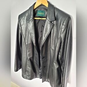 Vintage Danier Butter Leather Blazer sz 12